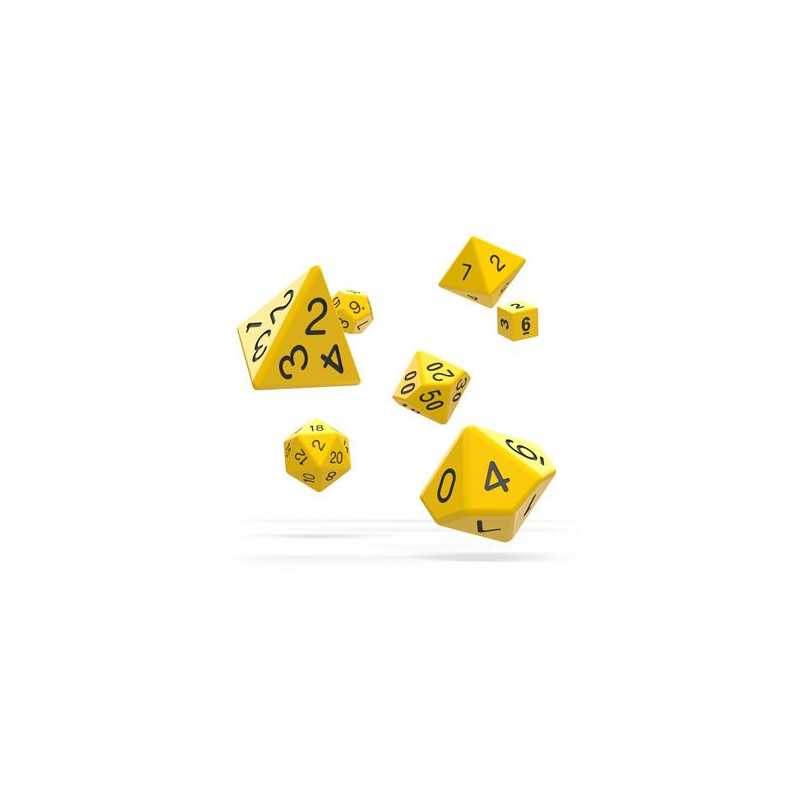 Oakie Doakie Dice Dados RPG-Set Solid - Amarillo (7) Oakie Doakie Dice Dados RPG-Set Solid - Amarillo (7)