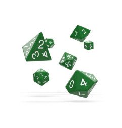 Oakie Doakie Dice Dados RPG-Set Solid - Verde (7)