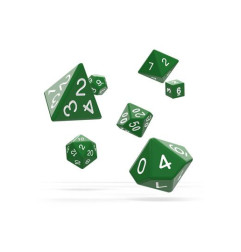Oakie Doakie Dice RPG Set Solid - Green (7)