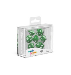 Oakie Doakie Dice RPG Set Solid - Green (7)