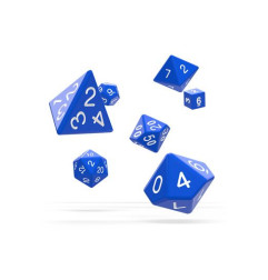 Oakie Doakie Dice RPG Set Solid - Blue (7)