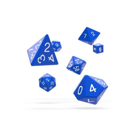 Oakie Doakie Dice Dados RPG-Set Solid - Azul (7)