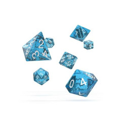 Oakie Doakie Dice RPG Set Speckled - Light Blue (7)