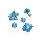 Oakie Doakie Dice Dados RPG-Set Speckled - Azul claro (7)