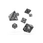 Oakie Doakie Dice Dados RPG-Set Speckled - Negro (7) Oakie Doakie Dice Dados RPG-Set Speckled - Negro (7)