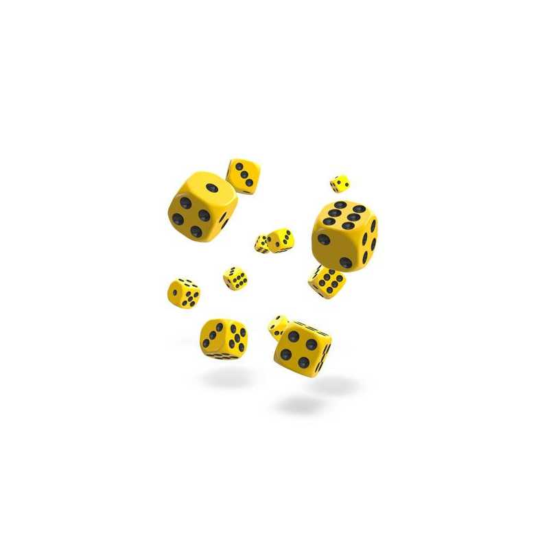Oakie Doakie Dice Dados D6 12 mm Solid - Amarillo (36) Oakie Doakie Dice Dados D6 12 mm Solid - Amarillo (36)