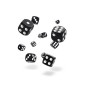 Oakie Doakie Dice Dados D6 12 mm Solid - Negro (36) Oakie Doakie Dice Dados D6 12 mm Solid - Negro (36)
