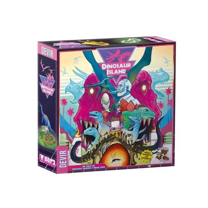 Devir Dinosaur Island - Gestiona un Parque de Dinosaurios