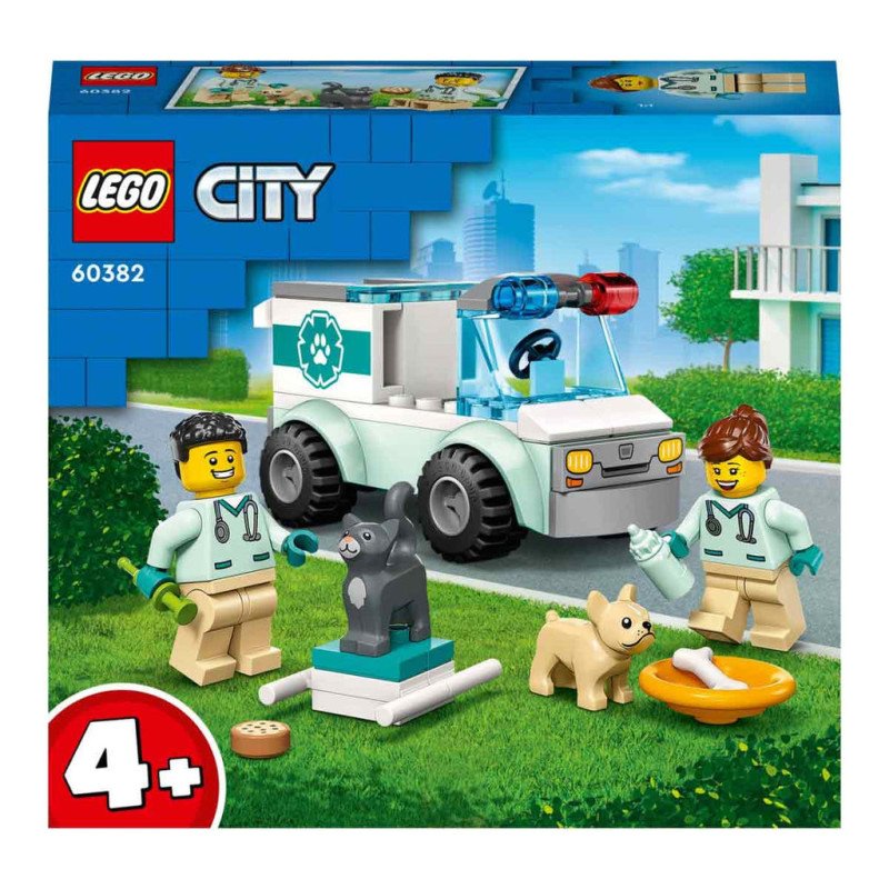 LEGO City: Furgoneta Veterinaria de Rescate. 60382