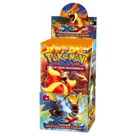 [ESPAÑOL] Pokémon TCG: Caja de sobres de XY Destellos de fuego