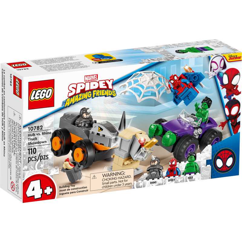 Lego 10782 Marvel Spidey y Su Super Equipo Camiones de Combate de Hulk y Rino Lego 10782 Marvel Spidey y Su Super Equipo Camiones de Combate de Hulk y Rino