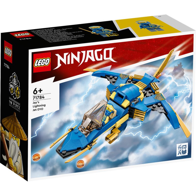 Lego 71784 NINJAGO Jet del Rayo EVO de Jay