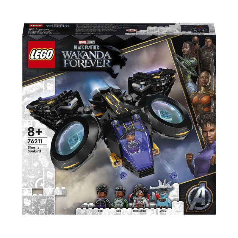 Lego 76211 Black Panther: Wakanda Forever Marvel Avión Sunbird de Shuri Lego 76211 Black Panther: Wakanda Forever Marvel Avión Sunbird de Shuri