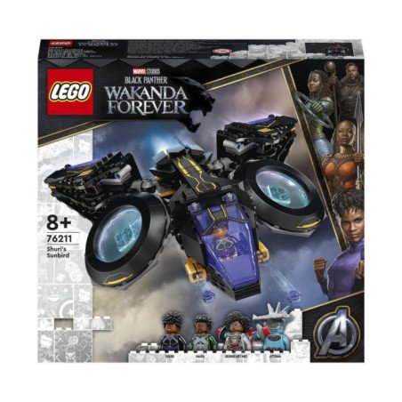 Lego 76211 Black Panther: Wakanda Forever Marvel Avión Sunbird de Shuri