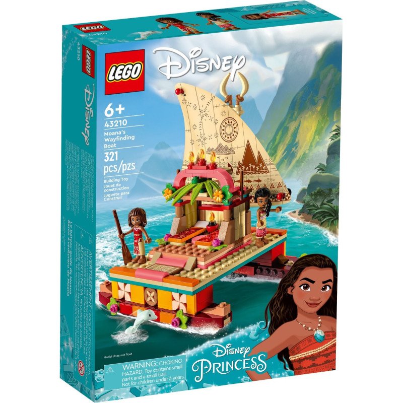 Lego 43210 Disney Princesas Barco Aventurero de Vaiana y Sina