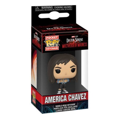 Doctor Strange en el Multiverso de la Locura Llaveros Pocket POP! America Chavez