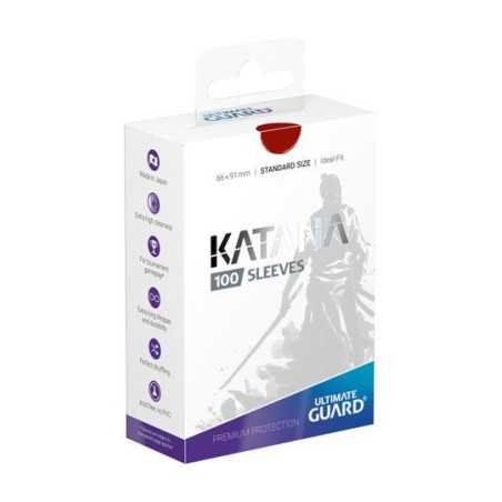 Ultimate Guard Katana Sleeves Standard Red (100)