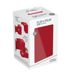 Ultimate Guard Flip`n`Tray 100+ XenoSkin Monocolor Red