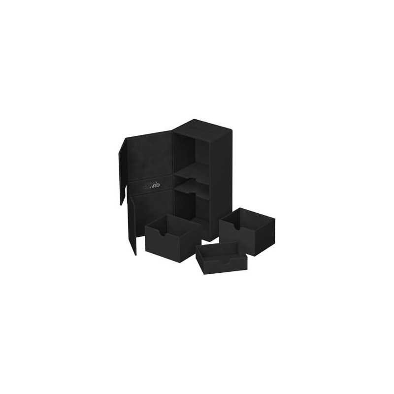 Ultimate Guard Twin Flip`n`Tray 266+ Xenoskin Negro Ultimate Guard Twin Flip`n`Tray 266+ Xenoskin Negro