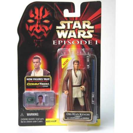 Figura Star Wars Episode I Obi-Wan Kenobi with lightsaber and handle