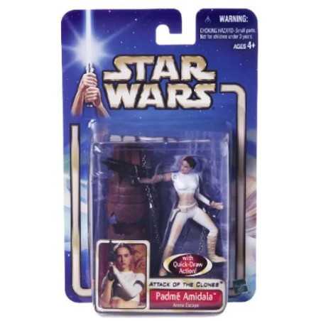 Figura Star Wars Attack of the Clones Padmé Amidala with Quick-Draw Action!