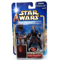 Figura Star Wars Attack of the Clones Anakin Skywalker with Jedi Power Kick!
