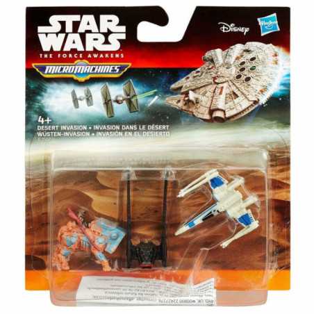 Miniatura Star Wars The Force Awakens Micromachines Invasión en el desierto