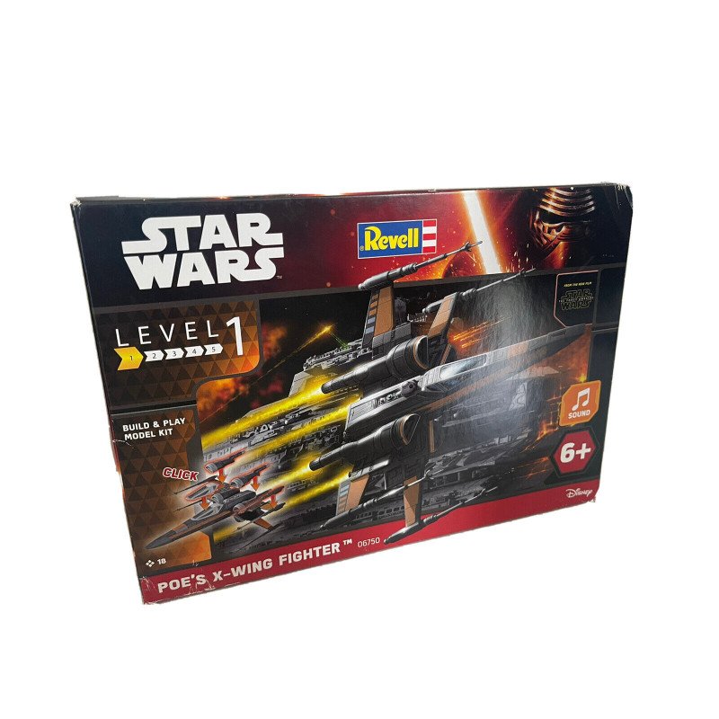 Build & Play Model Kit Str Wars The Force Awakens Poe's X-Wing Fighter
