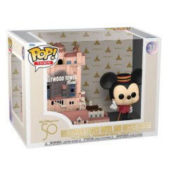 Walt Disney World 50th Anniversary POP! Town Vinyl Figura Hollywood Tower Hotel and Mickey Mouse  31