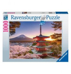 Puzzle 1000 Pzs. Flores De Cerezo Del Monte Fuji