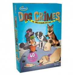 ThinkFun Dog Crimes - Juego de Mesa de Misterio y Detectives