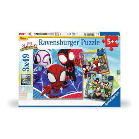 Puzzle 3x49 piezas Spidey
