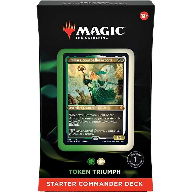 [INGLÉS] Magic The Gathering Mazo de inicio de Commander Token Triumph