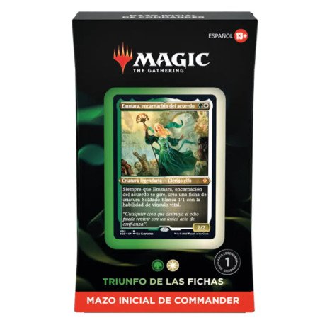 [SPANISH] Magic The Gathering Starter Commander Deck Triunfo de las Fichas
