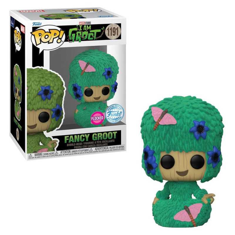 I am Groot POP! Fancy Groot Flocked 1191 I am Groot POP! Fancy Groot Flocked 1191