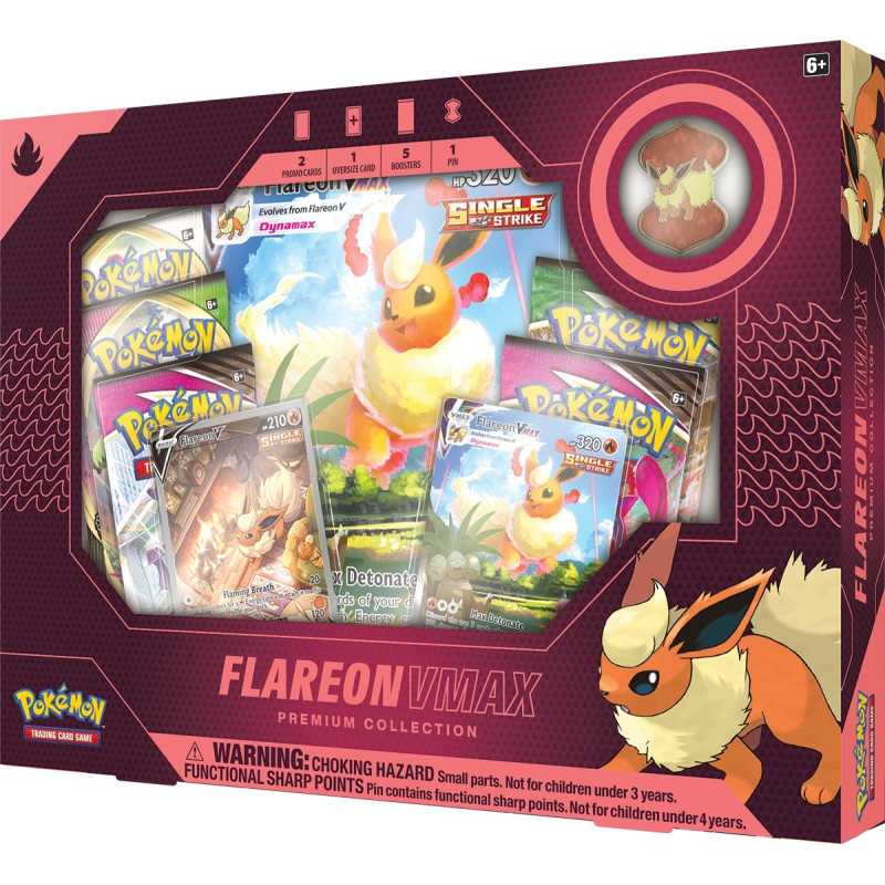 Pokémon TCG Flareon VMAX Colección Premium Pokémon TCG Flareon VMAX Colección Premium
