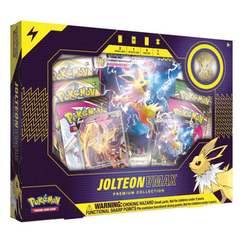 Pokémon TCG Jolteon VMAX Colección Premium Pokémon TCG Jolteon VMAX Colección Premium