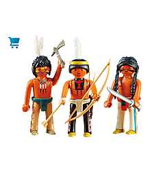 Playmobil 6272 3 Indios Sioux