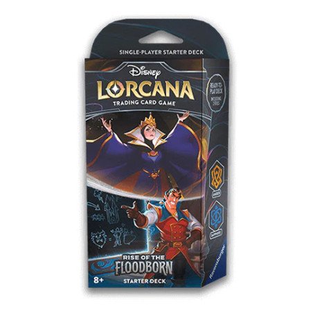 [ENGLISH] Disney Lorcana TCG Rise of the Floodborn Starter Deck The Queen and Gaston