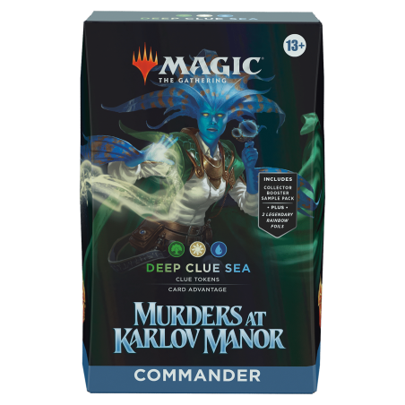 [PREORDER] [ENGLISH] Magic The Gathering  Murders at Karlov Manor Commander Deep Clue Sea