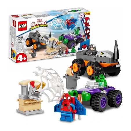 Lego 10782 Marvel Spidey y Su Super Equipo Camiones de Combate de Hulk y Rino