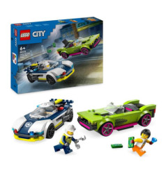 60415 Coche de Policía y Potente Deportivo
