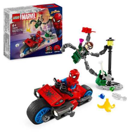 76275 Persecución en Moto: Spider-Man vs. Doc Ock