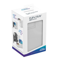 Ultimate Guard Flip´n´Tray Deck Case 80+ Caja de Cartas Tamaño Estándar XenoSkin Blanco