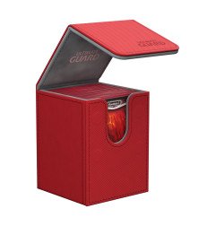 Ultimate Guard Flip Deck Case 100+ Caja de Cartas Tamaño Estándar Rojo