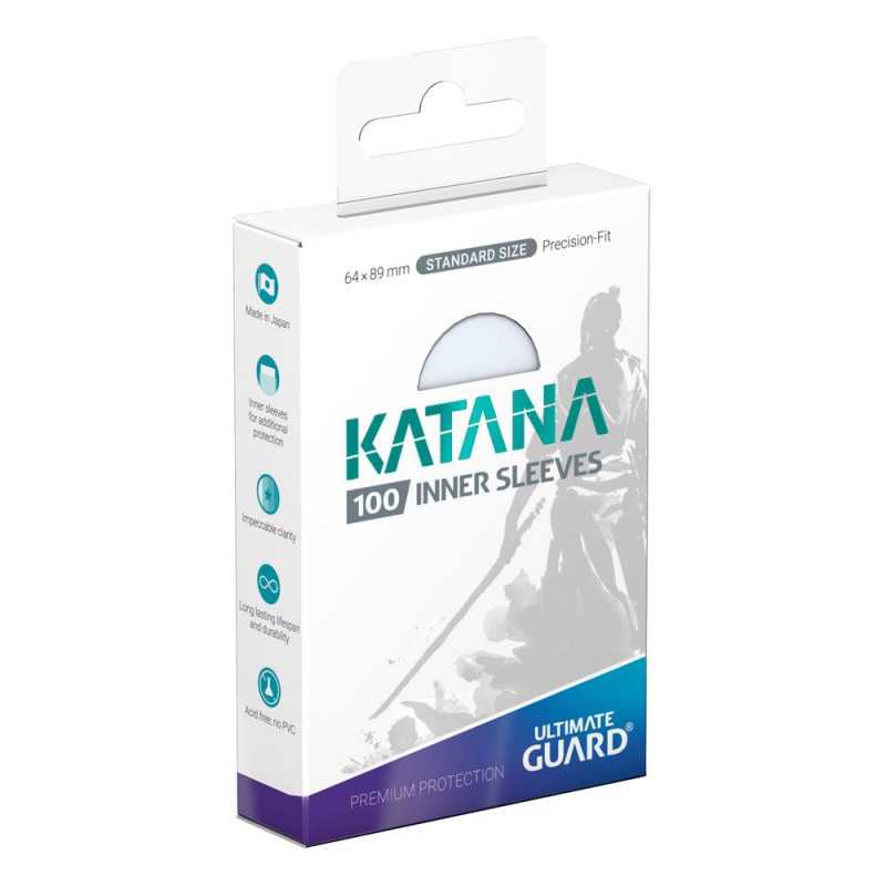 Ultimate Guard Katana Inner Sleeves Tamaño Estándar Transparente (100) Ultimate Guard Katana Inner Sleeves Tamaño Estándar Transparente (100)
