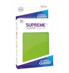 Ultimate Guard Supreme UX Sleeves Fundas de Cartas Tamaño Estándar Verde Claro (80)