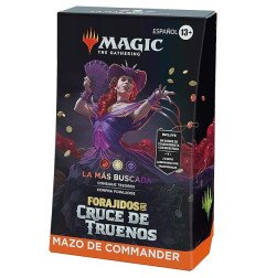 [ESPAÑOL] Magic The Gathering Forajidos de Cruce de Truenos Mazo Commander La más buscada