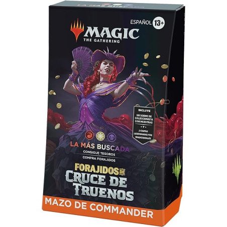 [SPANISH] Magic: The Gathering Outlaws of Thunder Junction Commander Deck Most Wanted