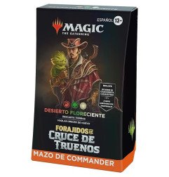[ESPAÑOL] Magic The Gathering Outlaws of Thunder Junction Mazo Commander Desierto Floreciente